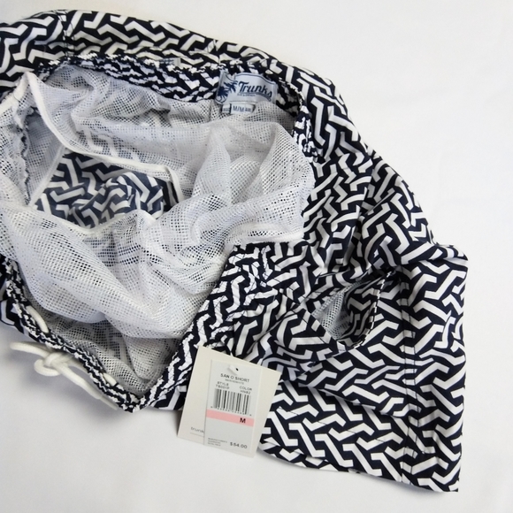 Trunks Surf & Swim Mesh Linned Pockets Draw String - Picture 2 of 7